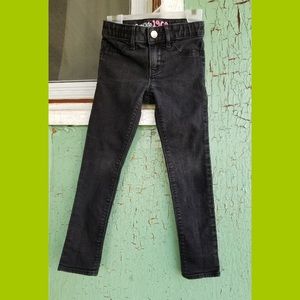 GAP Kids Girl’s Skinny Black Denim Legging Jeans Size 6